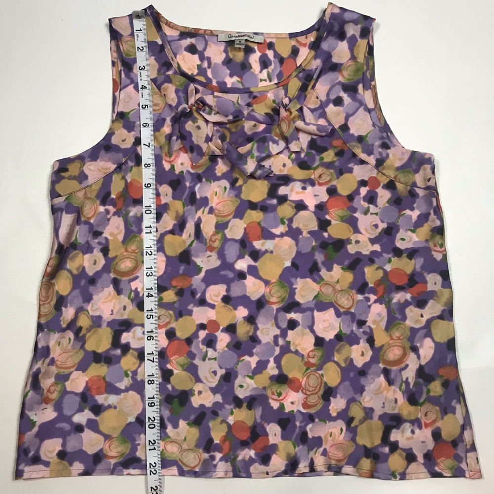 Quintessential Top Multi Color Pattern Sleeveless - Picture 5 of 6
